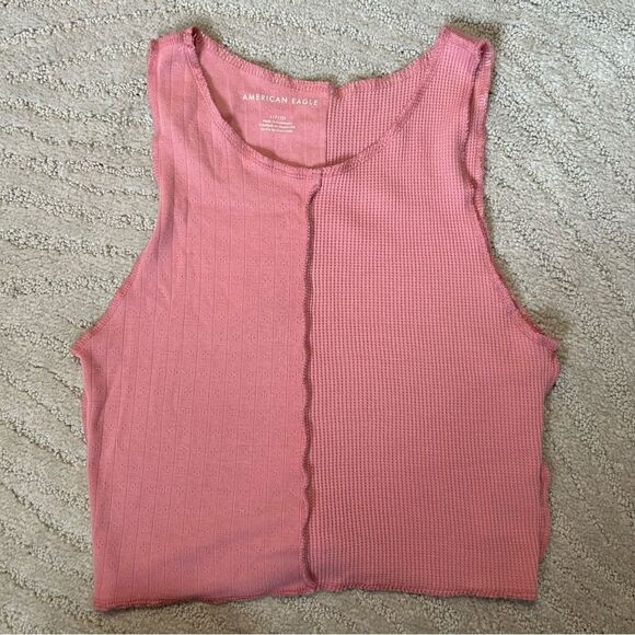 American Eagle Pink Tank Top - Picture 1 of 3